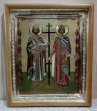 Св. равноап. царя Константина и царицы Елены икона