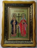 Св. равноап. царя Константина и царицы Елены икона 1